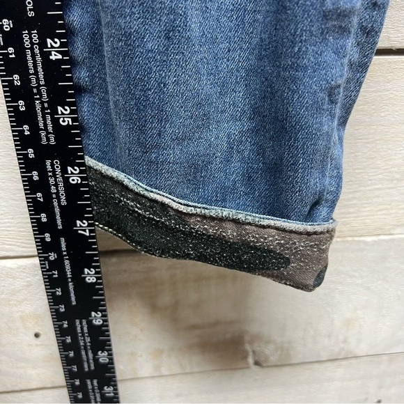 Judy Blue Skinny Fit Jeans Blue Camo Distressed Medium Wash Womens 15/32 Stretch - Picture 15 of 15